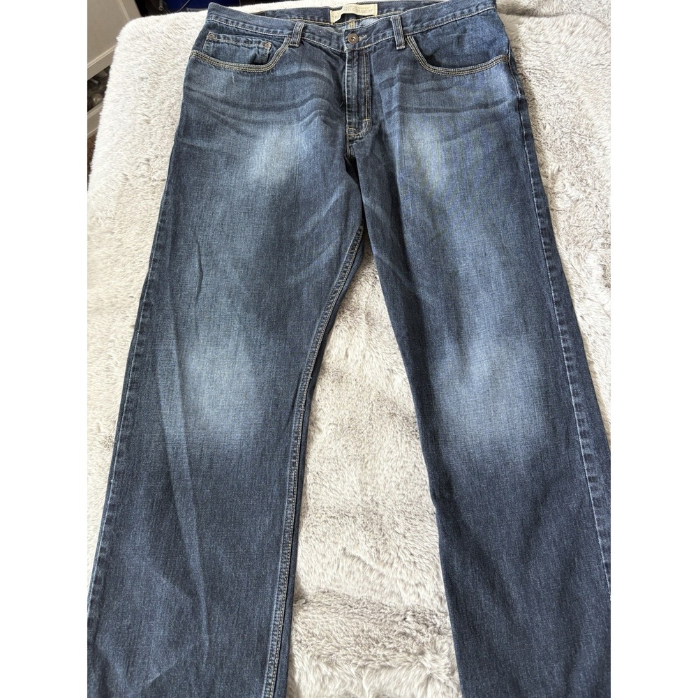 Wrangler Jeans Size 36x30 Mens Denim Cotton Mens Dark Wash